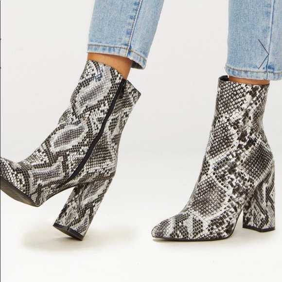 Shoes - Snake High Point Ankle Boot - Size 8